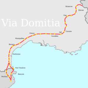 via domitia through gaul
