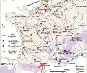 Roman Map of Gaul