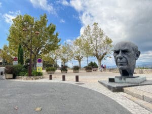 Head of Picasso in Mougins