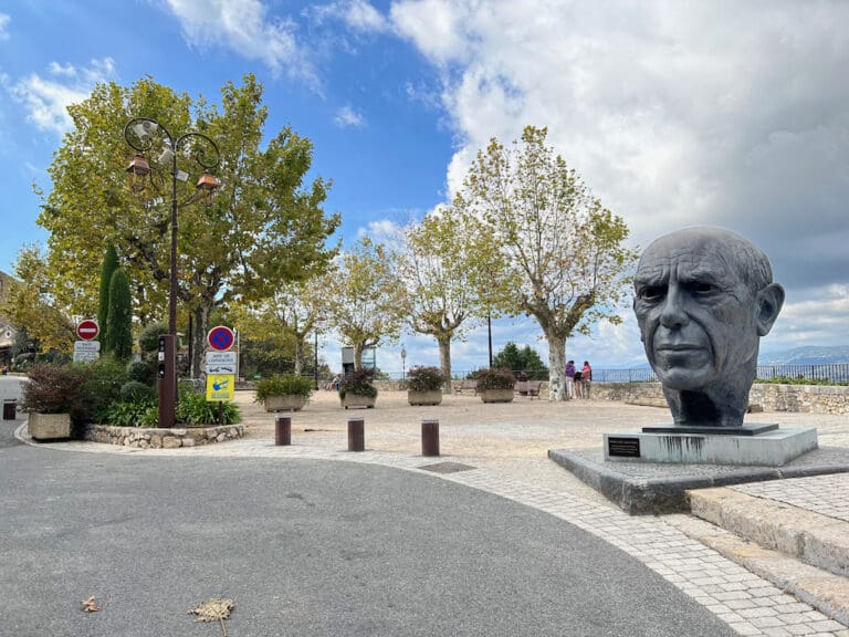 Head of Picasso in Mougins